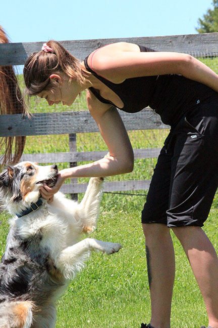 Karyne Millette, maître chien, freestyle canin